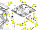 TABLEAU BORD INTERRUPTEURS ISEKI 1792-658-004-00