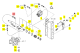 Flexible de direction Iseki 1802-407-200-10