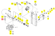 Flexible de direction Iseki 1801-407-230-00