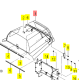 Capot Moteur Iseki 1752-601-210-20