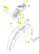 Guide Levier Droit Iseki 1831-608-001-10