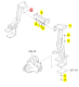 Bâti inférieur D EEC/L Iseki 1816-702-510-00