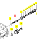 Arbre de PTO Iseki 1815-209-001-20