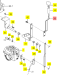 Levier de PTO Centrale Iseki 1815-229-220-20