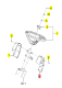 Couvercle Gche Colonne Direct. Iseki 1831-401-001-00