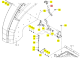 Levier de position de relevage Iseki 1837-504-001-20