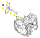 Palier de Tourillon Iseki 1834-253-501-00
