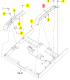 Console Guidage Leviers Gauche Iseki 1834-608-200-00