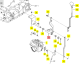 Bras de levier PTO centrale Iseki 1816-229-210-20
