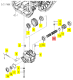Arbre PTO Ventral Iseki 1855-229-004-00