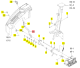 Levier Position Iseki 1855-505-001-00