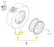Roue Avant Gazon Iseki 1834-437-260-00