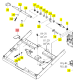 Patte de Position de Garde Iseki 1834-504-001-00
