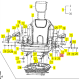 VIS A COLLERETTE ISEKI 1832-611-233-00