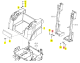 Pate de Fixation Iseki 1832-606-002-00