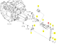 Levier PTO Centrale Iseki 1836-271-440-20
