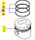 JEU DE 3 SEGMENTS ISEKI 6212-126-004-00