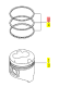 JEU SEGMENTS + 0.5 ISEKI 6212-124-015-20