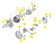 Roulement ISEKI 6281-229-032-00