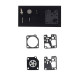 Kit réparation membranes carburateur 231X