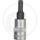Douille à embout six pans creux 1/4", 4 mm