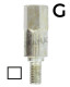 Adaptateur carré de Ø: 6mm