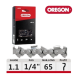 Chaîne Oregon tronçonneuse Stihl 24AP065E 65 maillons