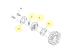 Embrayage Husqvarna 122C Occasion 537032201