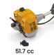 STIGA BC 555 B – Débroussailleuse thermique 51,7 cm³ à double guidon