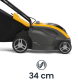 Tondeuse à batterie STIGA Combi 336e Kit – 34 cm – Batterie et chargeur inclus