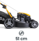 Tondeuse thermique tractée STIGA Combi 553 S – 51 cm – Guidon Fulcrum