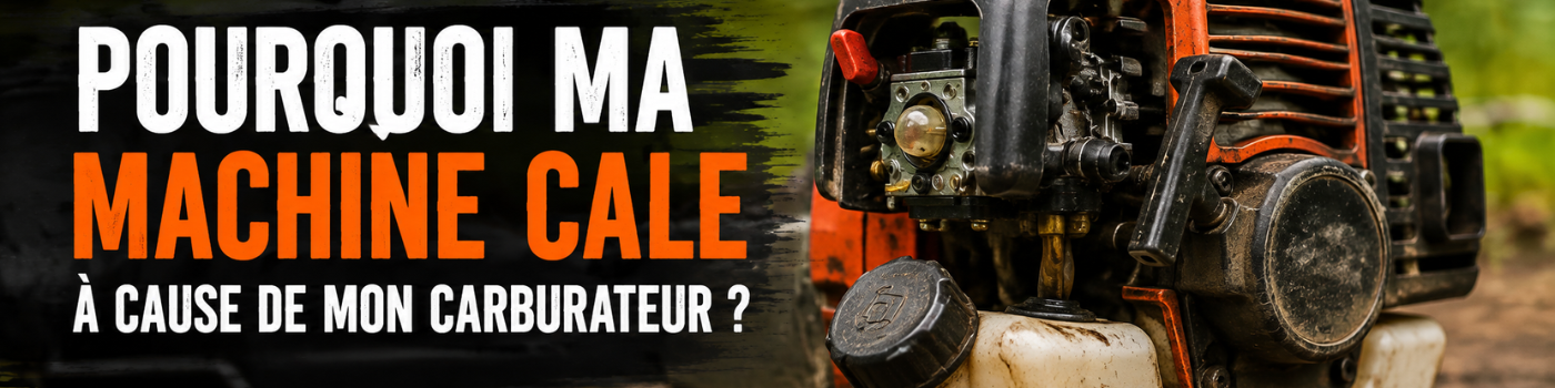 Pourquoi ma machine cale à cause de mon carburateur ?