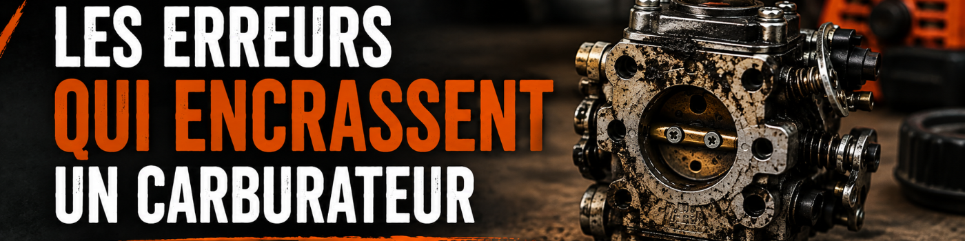 Les erreurs qui encrassent un carburateur.