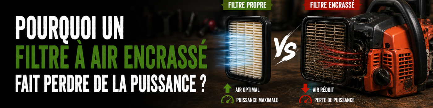 Pourquoi un filtre à air encrassé fait perdre de la puissance ?