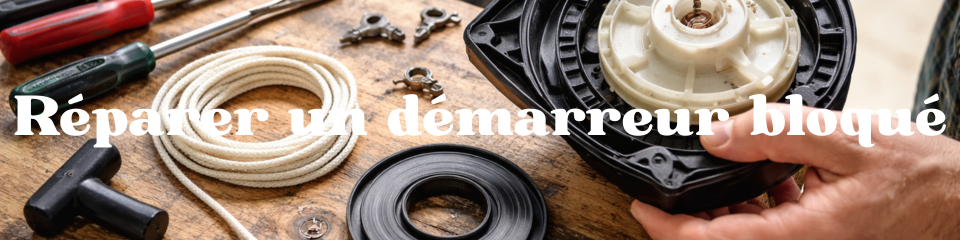 Réparer un démarreur bloqué