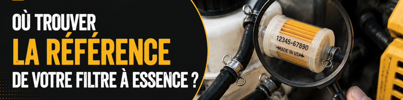 Où trouver la référence de votre filtre à essence ?