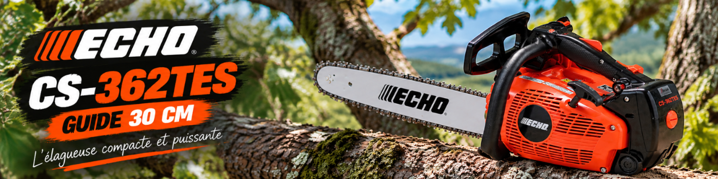 ECHO CS-362TES guide 30 cm : notre avis sur cette élagueuse légère et puissante