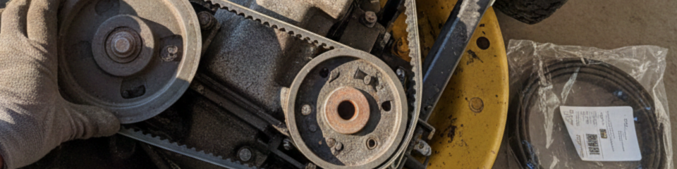 Dépanner une courroie défectueuse