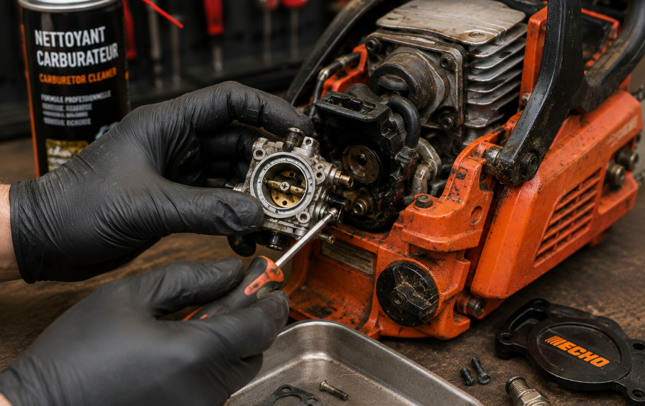 Démontage de carburateur