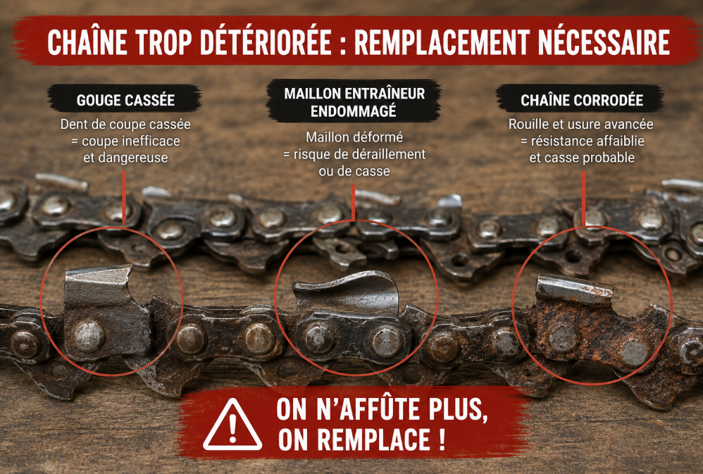Cha&icirc;ne d&eacute;t&eacute;rior&eacute;e