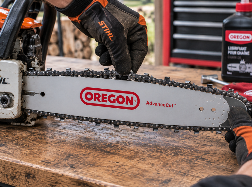 Vérification de tension d’une chaîne Oregon