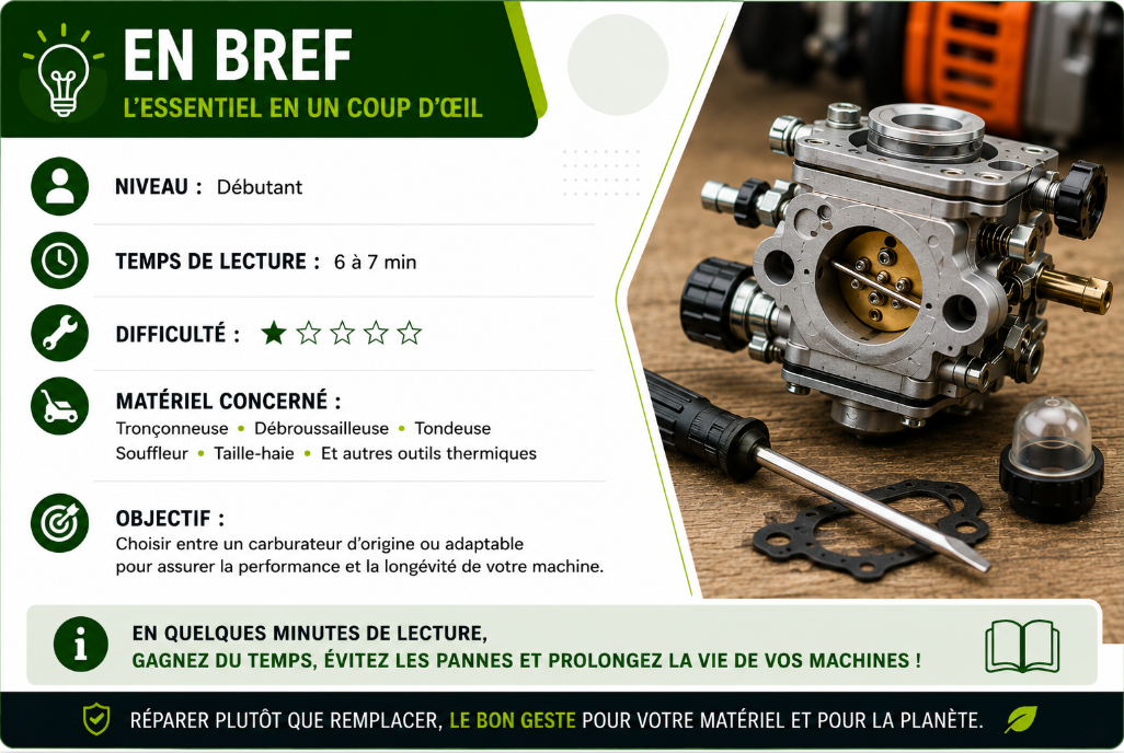 L'essentiel en un coup d'oeil