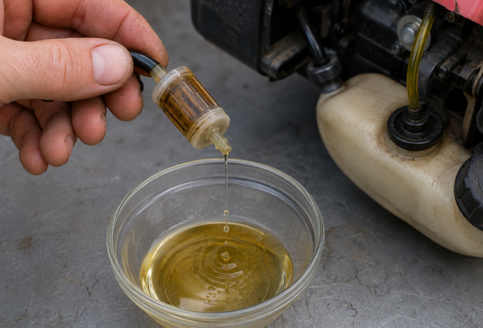 Test du débit de carburant