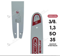 GUIDE CHAINE TRONCONNEUSE OREGON 140SXEA074 - 35CM - PAS 3-8LP - 1.3 MM - 0.50 - 50 MAILLONS - STIHL 3005 000 7409