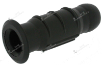 Poignée ronde en caoutchouc adaptable Dimension: Ø int:. 25mm - L: 125mm