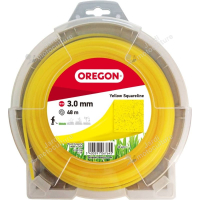 Fil débrousailleuse Carré Nylon Jaune Ø 3.00mm-48m Oregon