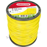 Fil débrousailleuse Carré nylon jaune Ø 3.0mm - 144m Oregon