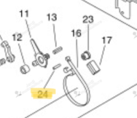 Goupille - aiguille  Echo-Shindaiwa 90034225012 origine