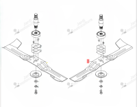 Lame Iseki 8674-306-001-00 Origine