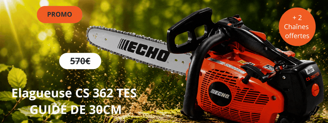 Promotion Elagueuse Cs 362 TES 30 cm + 2 chaînes offertes